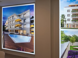 Rótulo luminoso textil impreso en Irun, Gipuzkoa